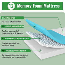 Load image into Gallery viewer, Coreopsis 12&quot; E.King Memory Foam Wave Comfort