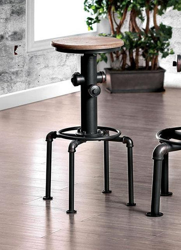 Foskey Antique Black Bar Stool (2/CTN)