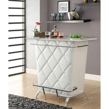 Load image into Gallery viewer, Fuero White/Chrome Bar Table (K/D)
