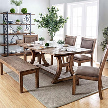 Load image into Gallery viewer, GIANNA Rustic Oak 77&quot; Dining Table