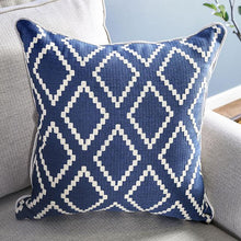 Load image into Gallery viewer, Giovanni Beige/Blue Love Seat