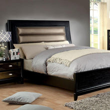 Load image into Gallery viewer, Golva Bed Beige &amp; Black