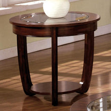 Load image into Gallery viewer, Crystal Falls Dark Cherry End Table