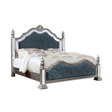 Load image into Gallery viewer, Azha Silver/Gray Cal.King &amp; Queen Bed