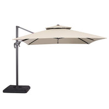 Load image into Gallery viewer, Hero 10 Ft Square Umbrella w/ Double Top + 37" Large Base