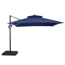 Load image into Gallery viewer, Hero 10 Ft Square Umbrella w/ Double Top + 37" Large Base