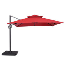 Load image into Gallery viewer, Hero 10 Ft Square Umbrella w/ Double Top + 37" Large Base
