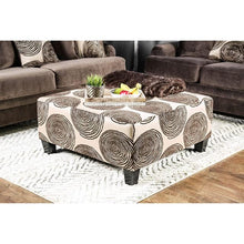 Load image into Gallery viewer, Bonaventura Brown Ottoman