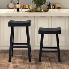 Load image into Gallery viewer, Biasca 29&quot; Stool (2/CTN) White, Brown, &amp; Black