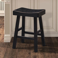 Load image into Gallery viewer, Biasca 24&quot; Stool (2/CTN) White, Brown, &amp; Black