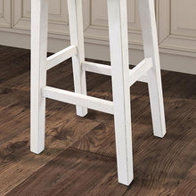 Load image into Gallery viewer, Biasca 29&quot; Stool (2/CTN) White, Brown, &amp; Black