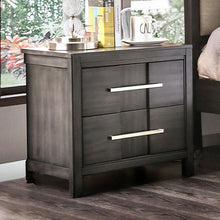 Load image into Gallery viewer, Berenice Espresso Night Stand White, Gray, &amp; Espresso