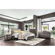 Load image into Gallery viewer, Berenice Espresso Night Stand White, Gray, &amp; Espresso