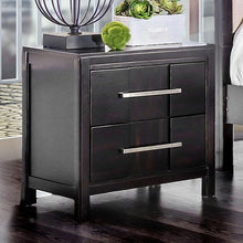 Load image into Gallery viewer, Berenice Espresso Night Stand White, Gray, &amp; Espresso