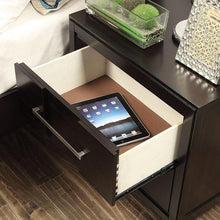 Load image into Gallery viewer, Berenice Espresso Night Stand White, Gray, &amp; Espresso