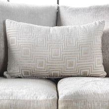 Load image into Gallery viewer, Benigno Love Seat Silver &amp; Gray
