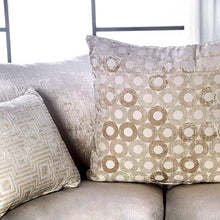 Load image into Gallery viewer, Benigno Love Seat Silver &amp; Gray