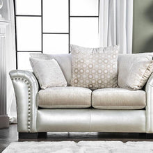 Load image into Gallery viewer, Benigno Love Seat Silver &amp; Gray