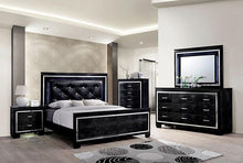 Load image into Gallery viewer, Bellagrand Bed Oak, Silver &amp; Black