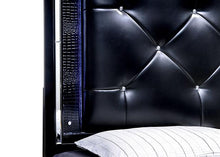 Load image into Gallery viewer, Bellagrand Bed Oak, Silver &amp; Black