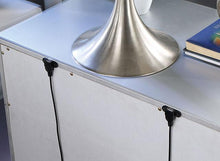 Load image into Gallery viewer, BELLADONNA Night Stand w/ LED &amp; USB, Silver