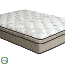 Load image into Gallery viewer, Lilium White/Brown 13" Euro Pillow Top Mattress, E.King