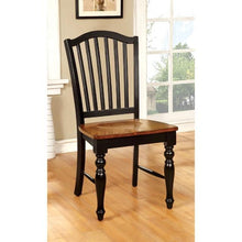Load image into Gallery viewer, MAYVILLE Black/Antique Oak Side Chair (2/CTN)