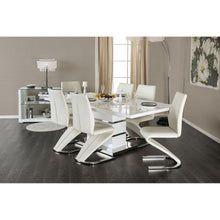 Load image into Gallery viewer, Midvale White/Chrome Side Chair (2/CTN)