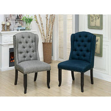 Load image into Gallery viewer, SANIA Antique Black Wingback Chair (2/CTN)
