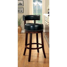 Load image into Gallery viewer, SHIRLEY Dark Oak/Black 24&quot; Bar Stool