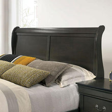 Load image into Gallery viewer, Louis Philippe E.King Bed Black, Cherry, &amp; Gray