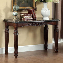 Load image into Gallery viewer, Brampton Espresso/Black Faux Sofa Table image