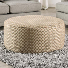 Load image into Gallery viewer, STEPHNEY Ottoman, Gray/Gold image