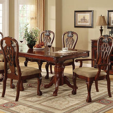 Load image into Gallery viewer, GEORGETOWN Antique Cherry Dining Table w/ Double Pedestals image