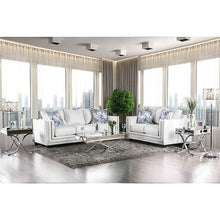 Load image into Gallery viewer, Ilse Off-White/Blue Love Seat