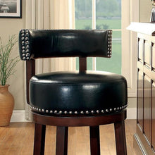 Load image into Gallery viewer, SHIRLEY Dark Oak/Black 24&quot; Bar Stool