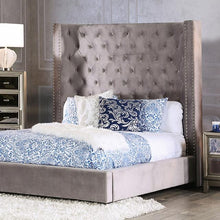 Load image into Gallery viewer, ROSABELLE E.King &amp; Queen Bed, Black, Gray, &amp; Ivory,