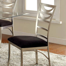 Load image into Gallery viewer, ROXO Silver/Black Side Chair (2/CTN)