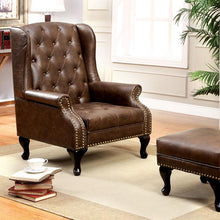 Load image into Gallery viewer, VAUGH Rustic Brown Accent Chair image