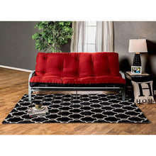 Load image into Gallery viewer, KNOX Red 8" Red/Black Futon Mattress w/ Inner Spring