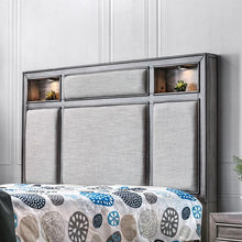 Load image into Gallery viewer, DAPHNE Gray Cal.King, E.King &amp; Queen Bed