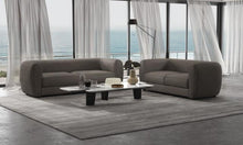 Load image into Gallery viewer, VERDAL Loveseat, Charcoal Gray