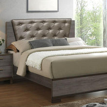 Load image into Gallery viewer, MANVEL Two-Tone Antique Gray Queen Bed