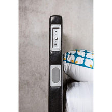 Load image into Gallery viewer, Evans E.King &amp; Cal.King Bed Espressso, White, &amp; Camel