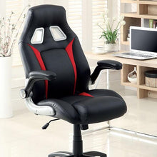 Load image into Gallery viewer, Argon Black/Silver/Red Office Chair image