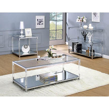 Load image into Gallery viewer, Ludvig Chrome/Clear Coffee Table