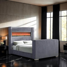 Load image into Gallery viewer, Sumter Bed Black &amp; Grey