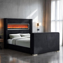 Load image into Gallery viewer, Sumter Bed Black &amp; Grey