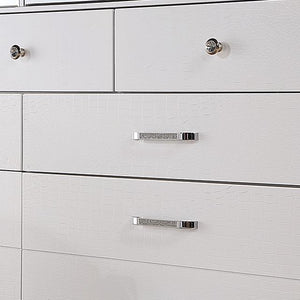 Brachium Bed White & Silver