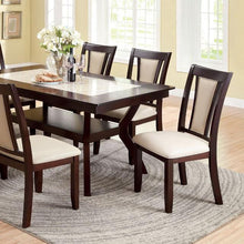 Load image into Gallery viewer, BRENT Dark Cherry/Ivory Dining Table